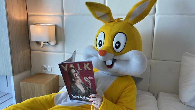 Paashaas hotelkamer van der valk 