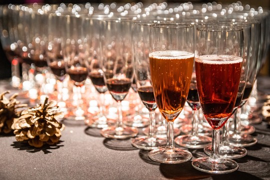 diner, borrel, relatieborrel, personeelsborrel, feestdagen