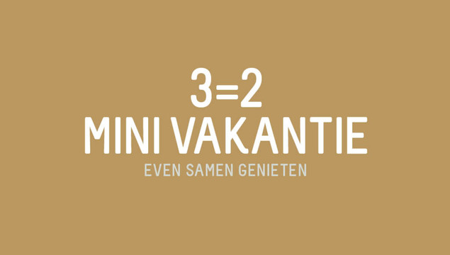 3=2 VOORDEEL ARRANGEMENT