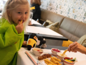 Werbemenü für Kinder und Farben